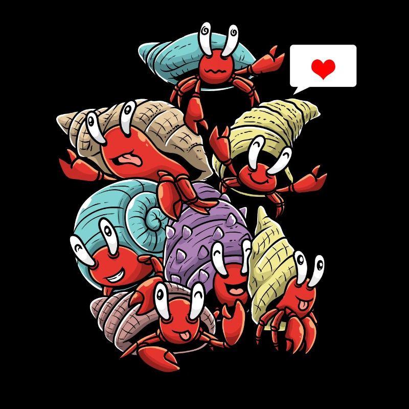 Funny Hermit Crab