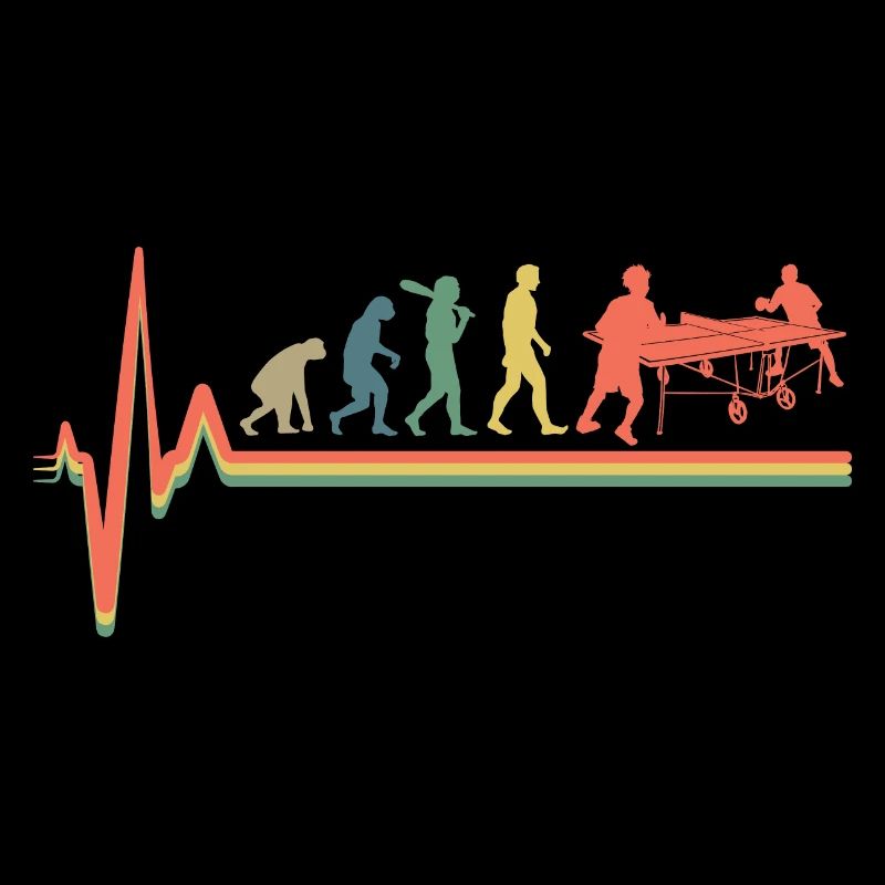 Tischtennis Evolution Tischtennisspieler Pingpong