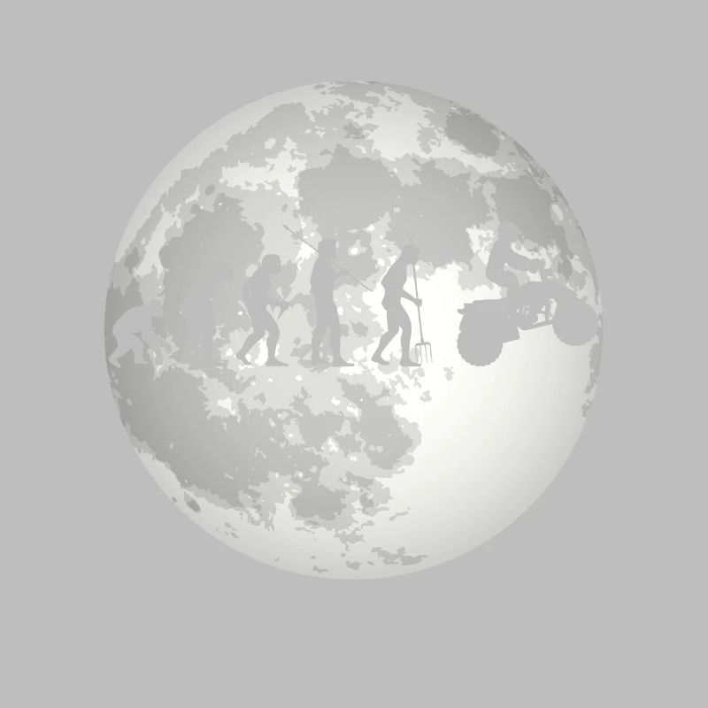 Evolution Quad Shirt Gift Moon