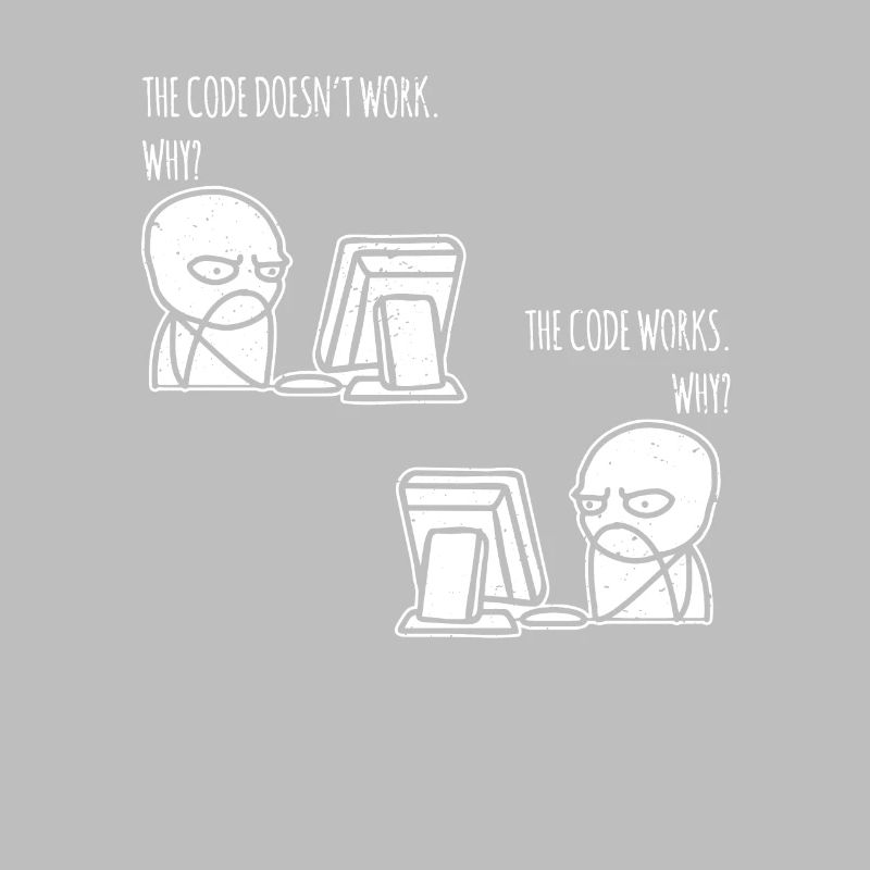 le code fonctionne pourquoi Programmer Computer Nerd