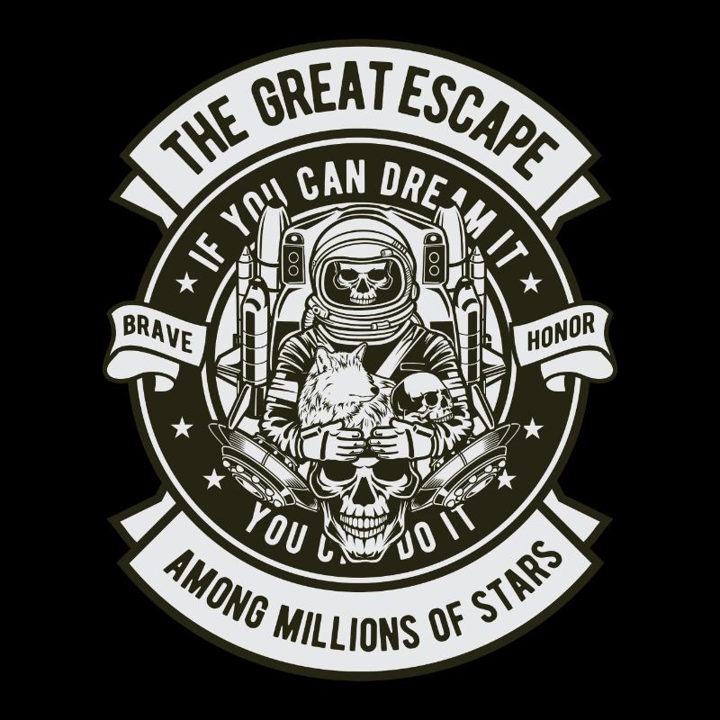 Astronaut Totenkopf Space
