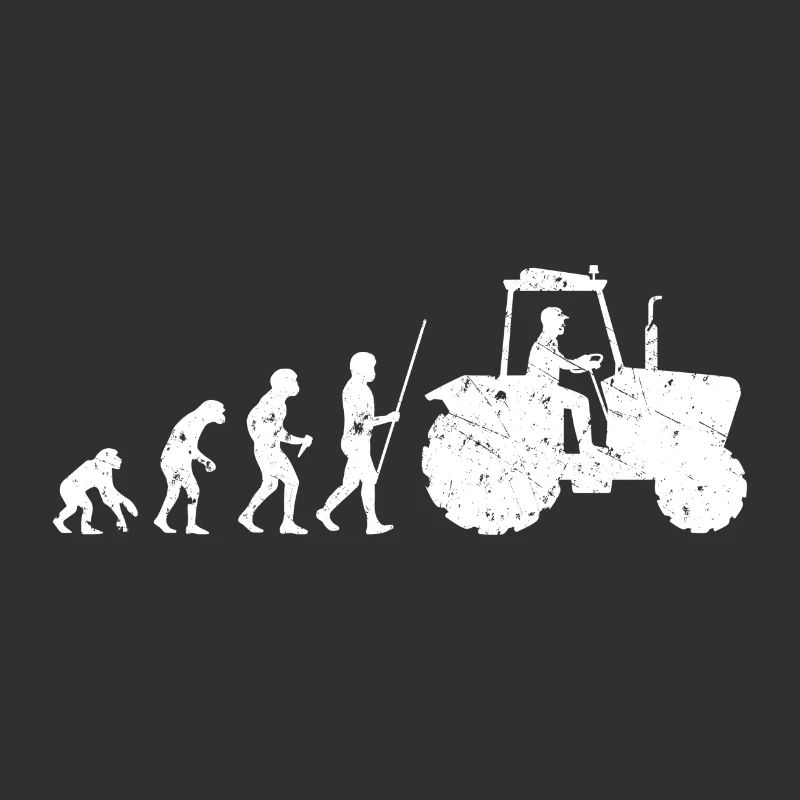 Traktor Evolution Bauer Landwirt Farmer Geschenk