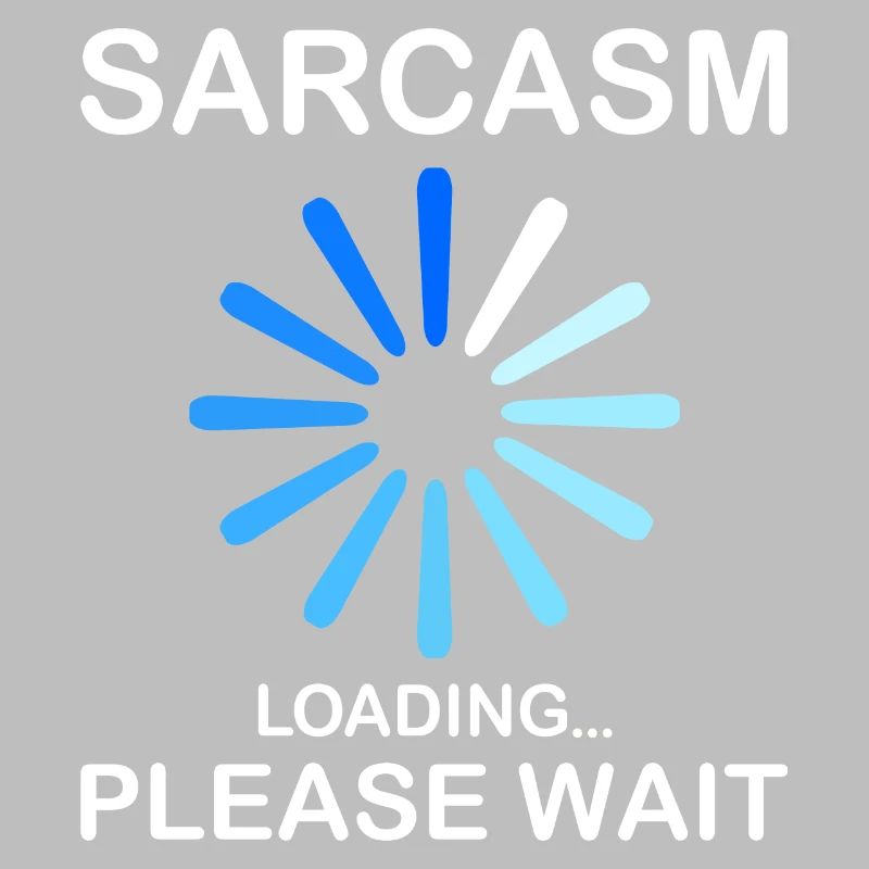 Sarcasm Sarcasm Loading Please Wait Funny