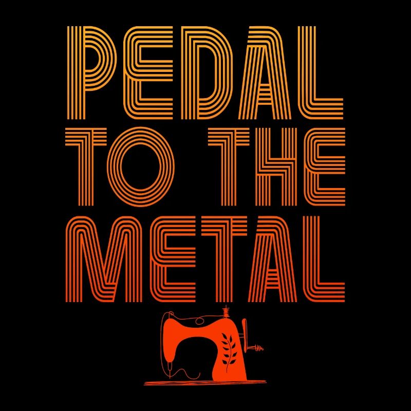 Pedal til metalsymaskinen