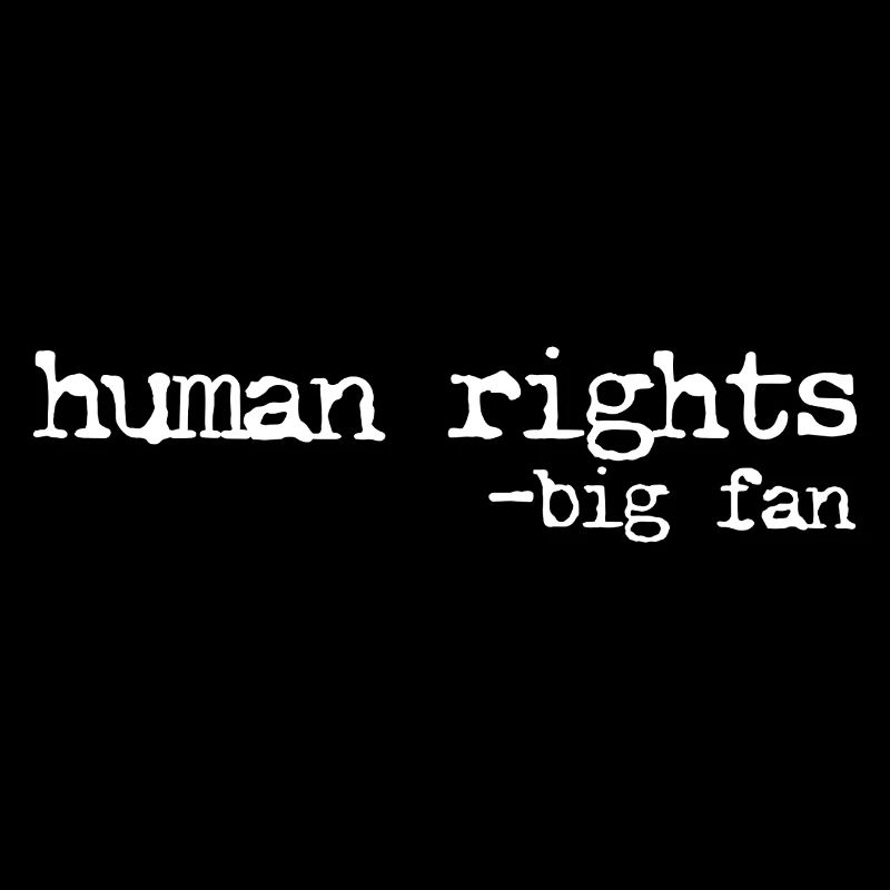 Human Rights Big Fan Protest