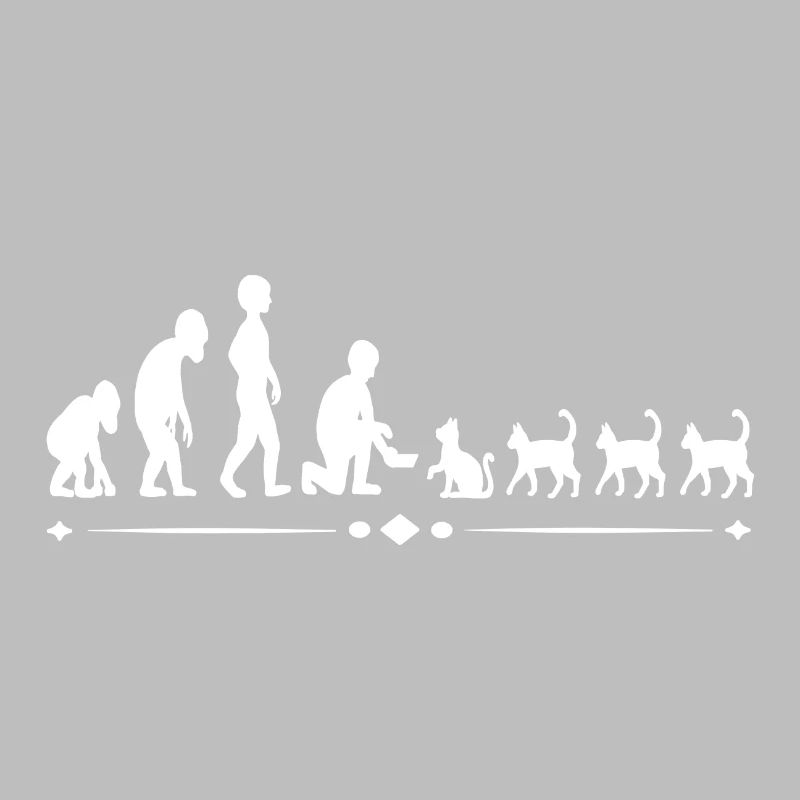 The evolutionary development cat - human