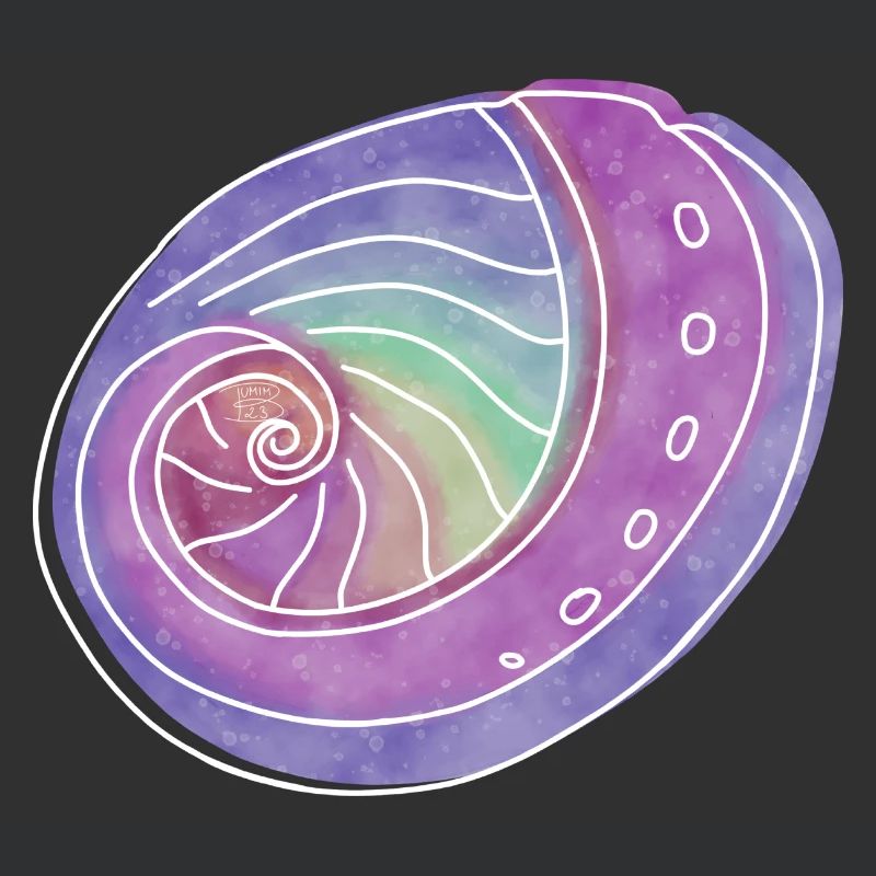 « Abalone », design de ligne boho, série « Shells »