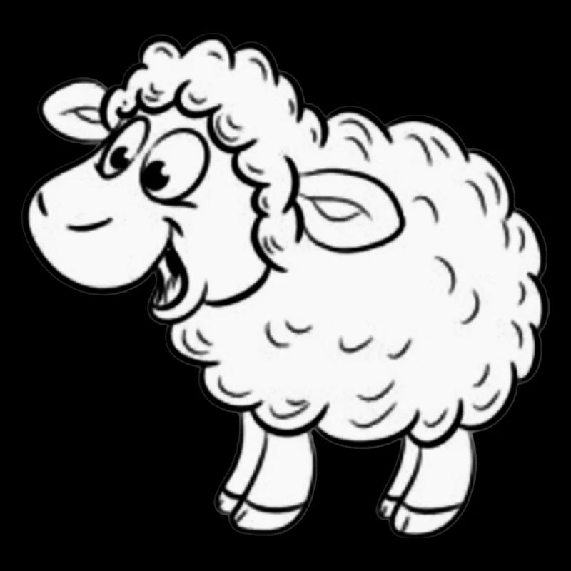 Kleines Baby-Schaf Schäfchen