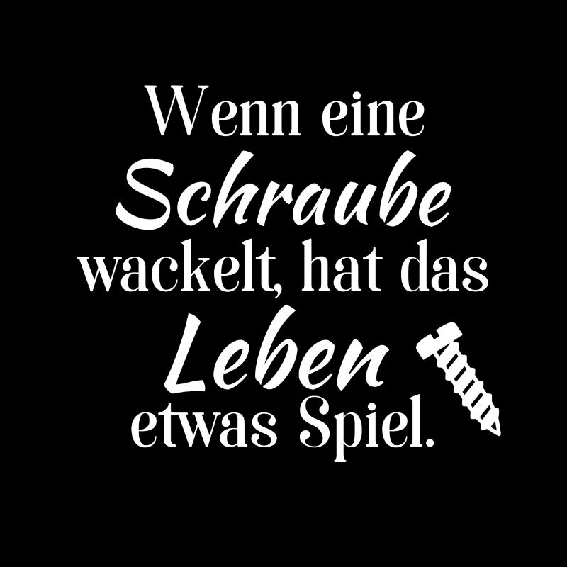 Wenn eine Schraube wackelt, hat das Leben Spiel