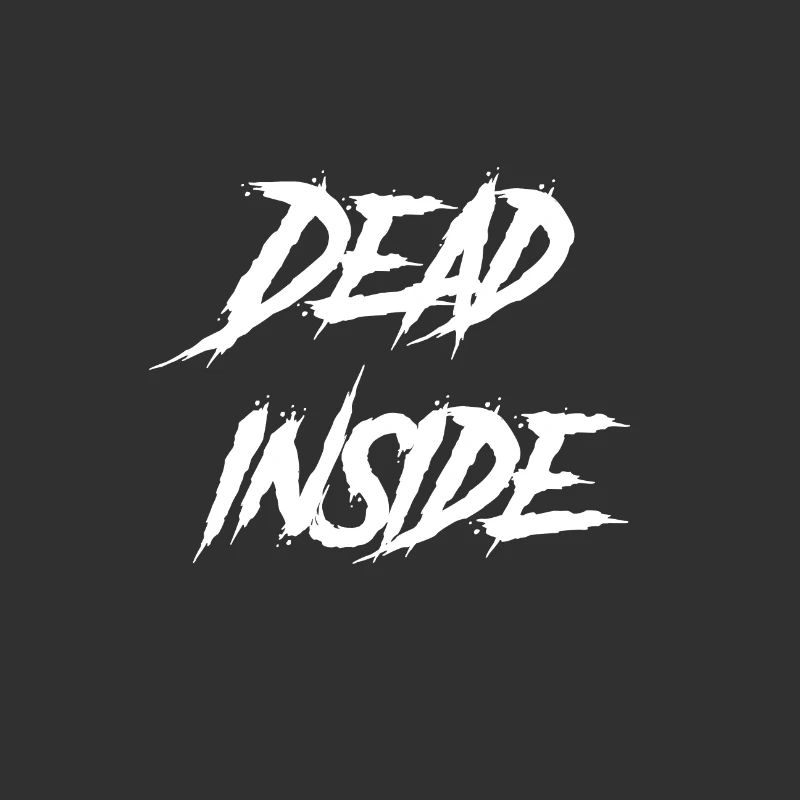 Morte dans les sentiments emo gothiques solitaire