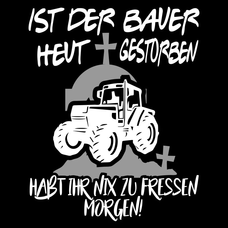 Der Bauer stirbt gestorben Protest