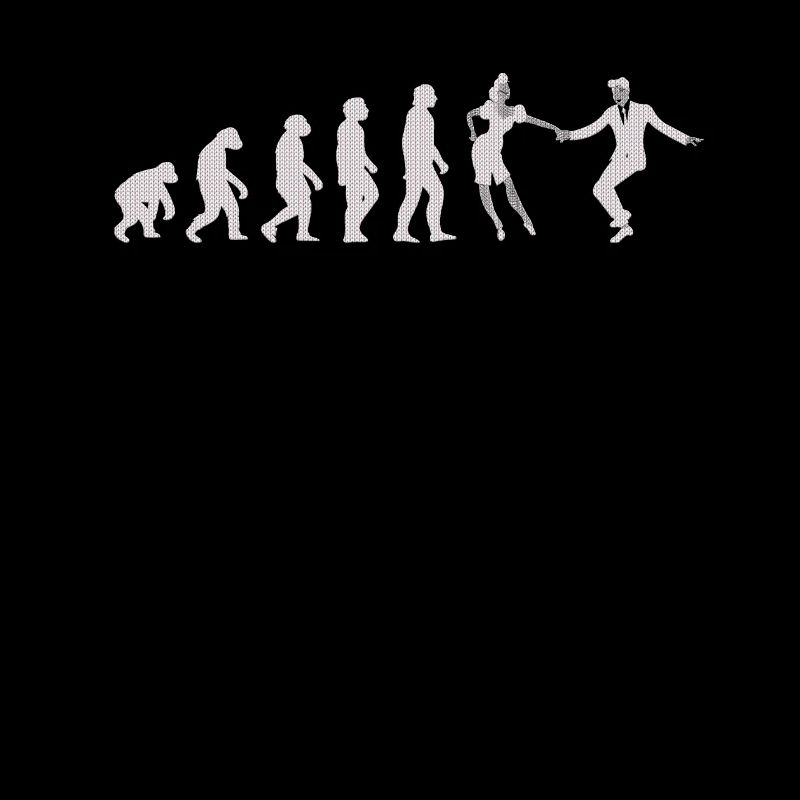 Lindy Hop Dance Evolution Gift T-shirt moche