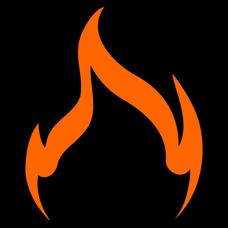Fire Flame Outline Simple