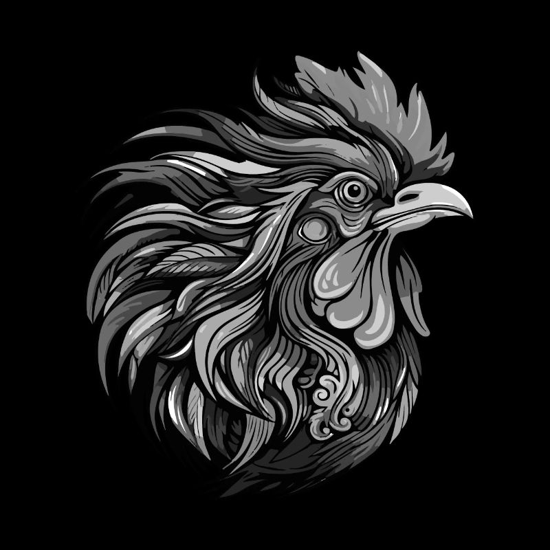 Portrait de coq