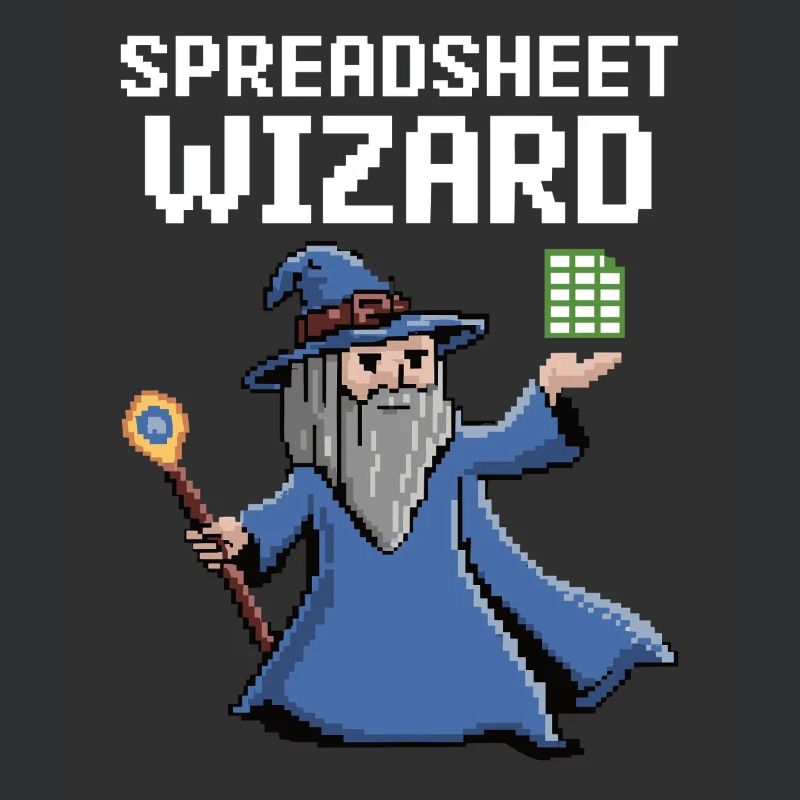 Spreadsheet Wizard Funny Controller Accountant