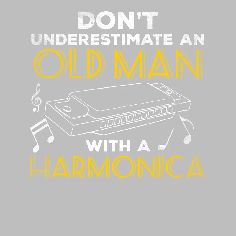 Don't Understimate An Old Man With A Harmonica