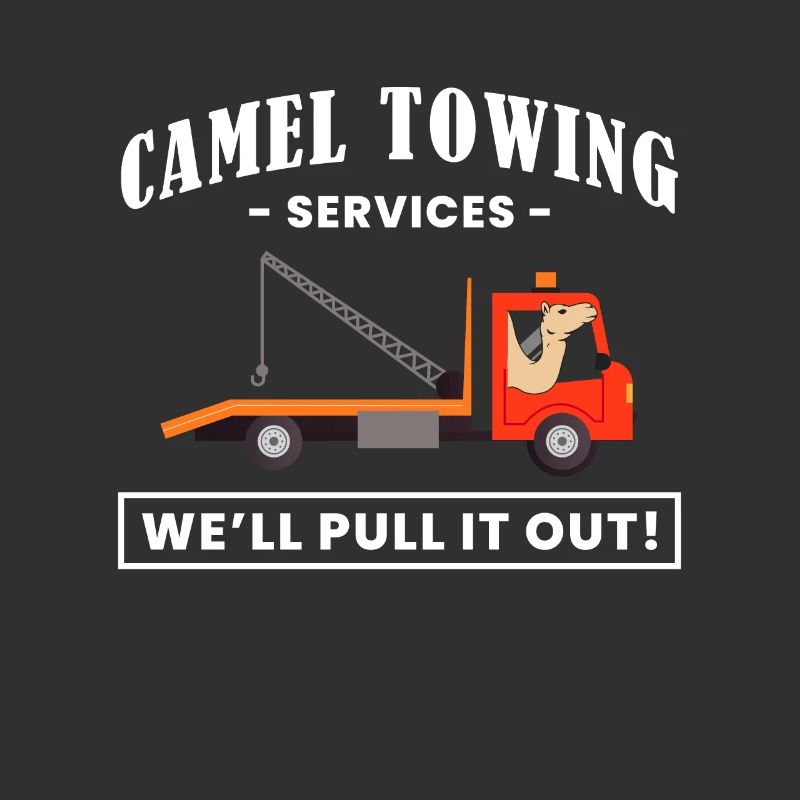 Camel Towing Shirt Geschenk Abschlepper