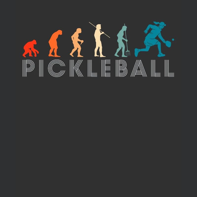 Vintage Retro Evolution Pickleball Shirt