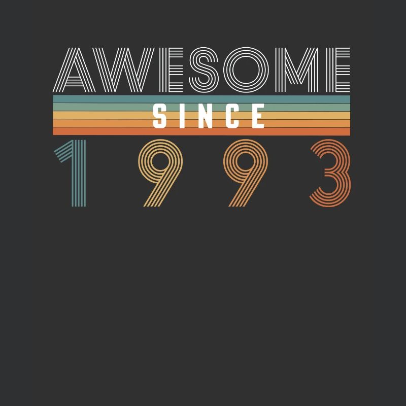 Awesome Since 1993 30. Geburtstag Shirt Geschenk
