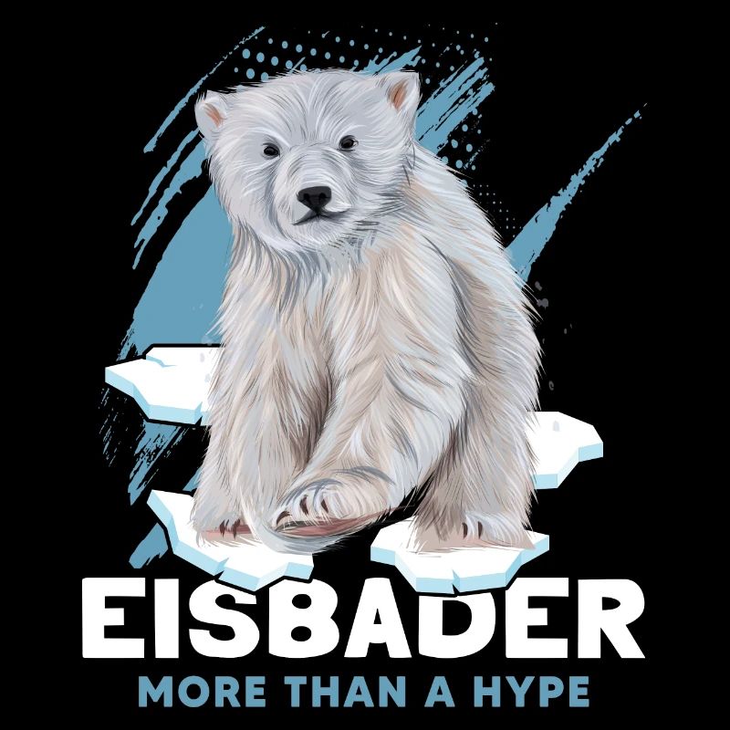 eisbaden eisbader eisbär auf eisscholle