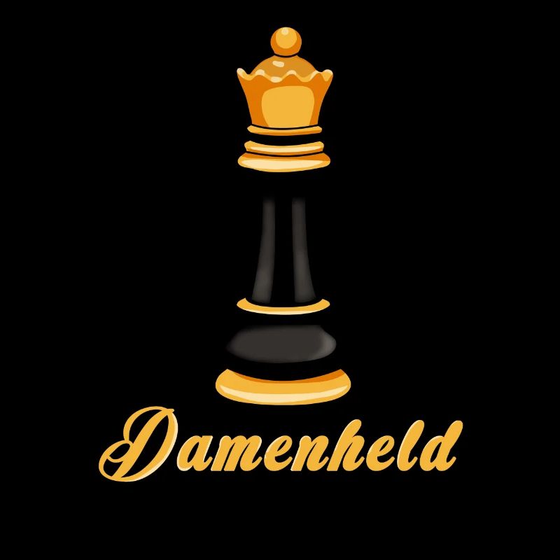 Chess Lady Thinking Womanizer character gift