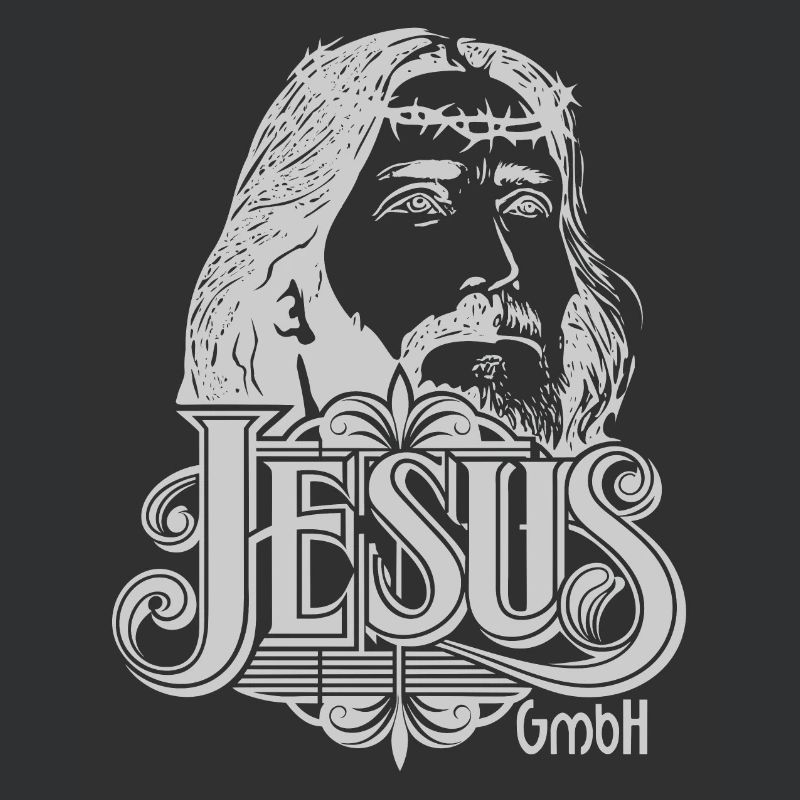 Jesus Kopf hellgrau