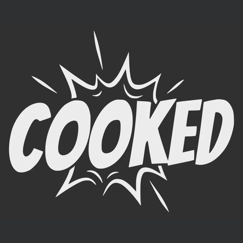 Cooked Explosive Comic Style