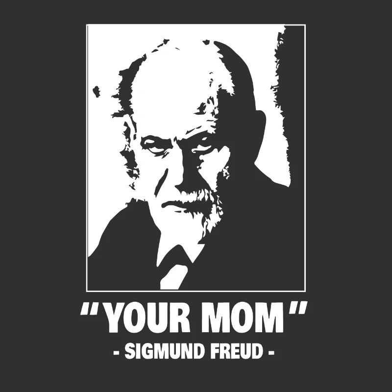 Sigmund Freud Deine Mutter Zitat Witz Geschenk