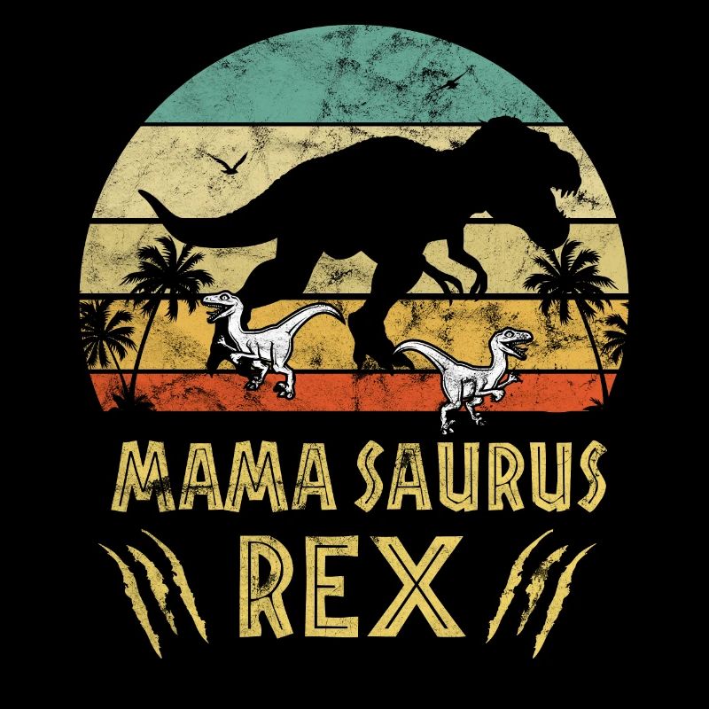 Mama Saurus Rex Dino Muttertag Geschenk Oma T-rex