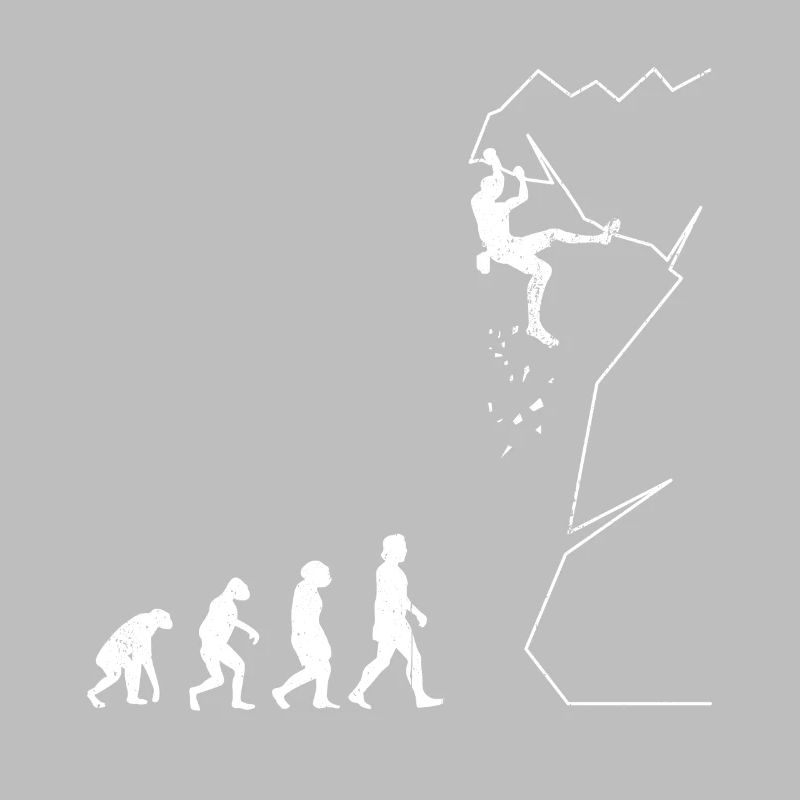 Klettern Bouldern Evolution Bergsteigen Kletterer