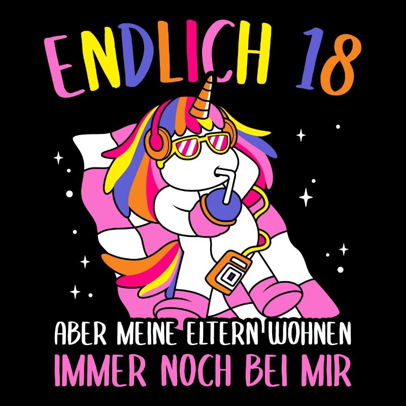 Endlich 18 Geburtstag Feiern Geschenkidee Geburtst