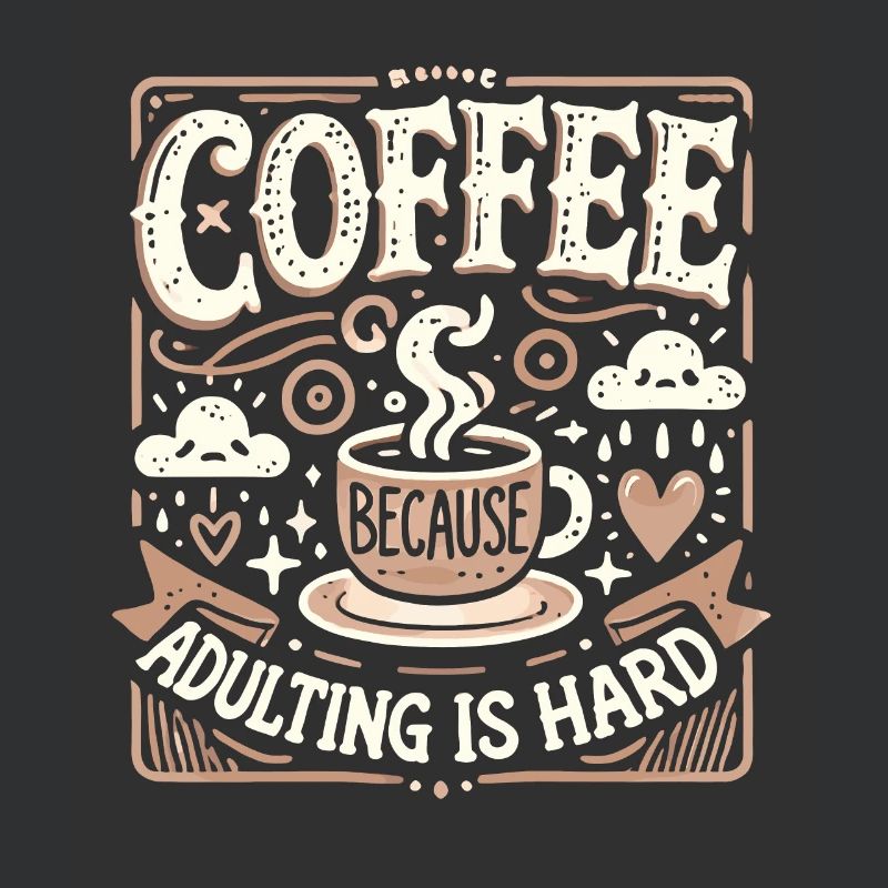 Kaffee Weil Erwachsenwerden schwer ist