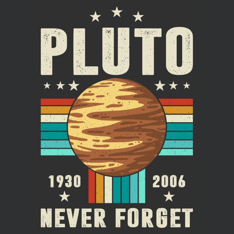 Never Forget Pluto Graphic