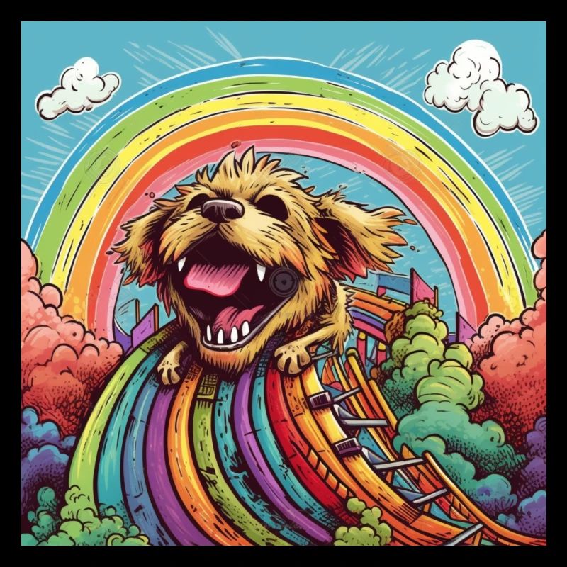 Funny LSD - Freaky Dwarf - Chien sur Rollercoster 1