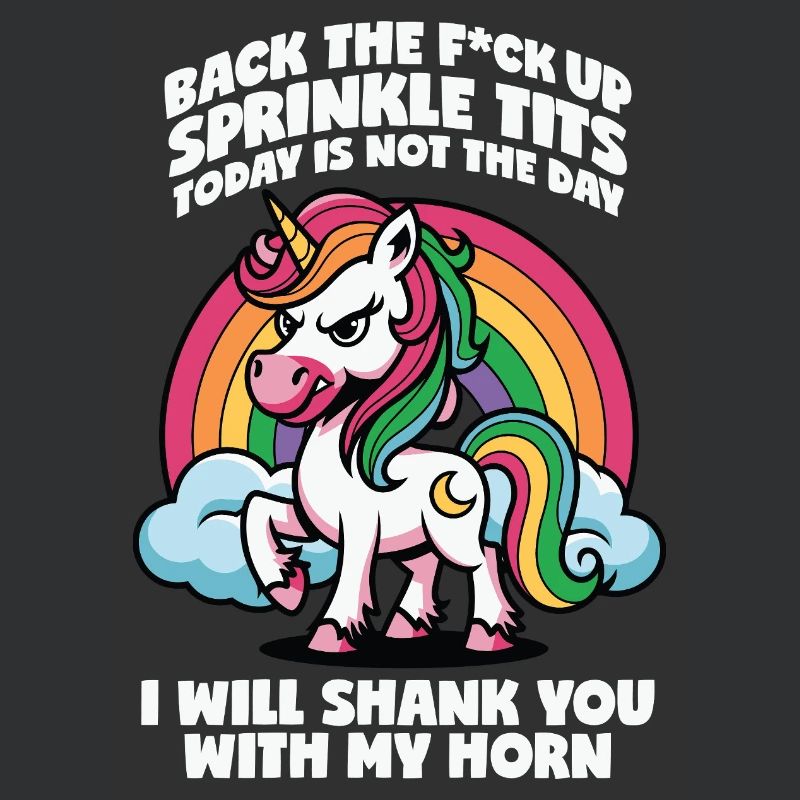 Regenbogen Einhorn Attitüde Geschenk Geschenkidee