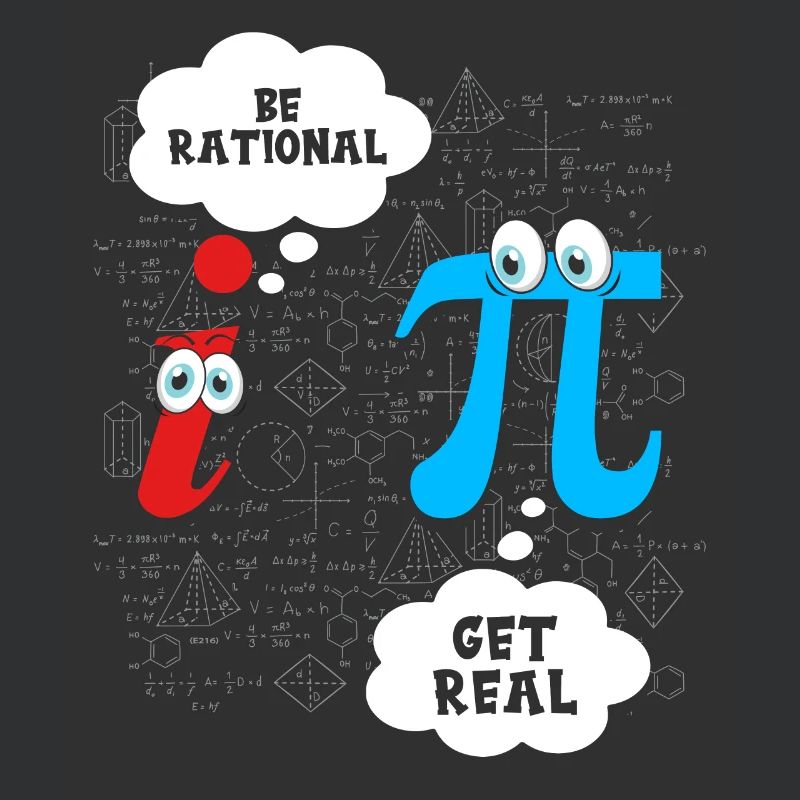 Funny Be Rational Get Real Math Pun Statistics