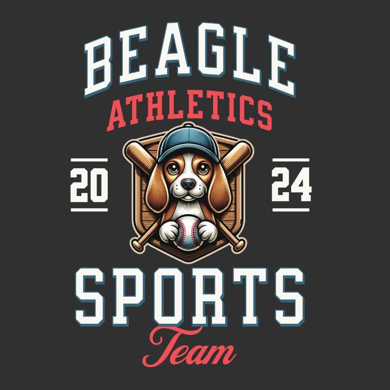 Baseball 2024 Beagle Sport - Einzigartiger Beagle