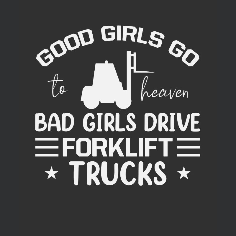 Forklift driver operator funny design