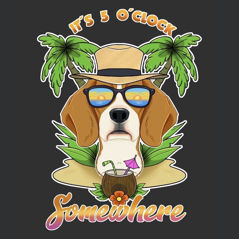 It Is 5 OClock Somewhere Drinking Beagle