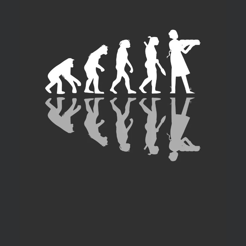 Human Evolution Funny Baking Baker Humor Culinary