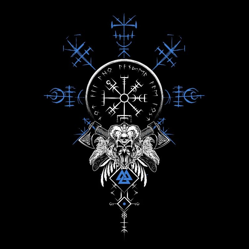 Celtic Vikinger Vegvisir compas Vikings