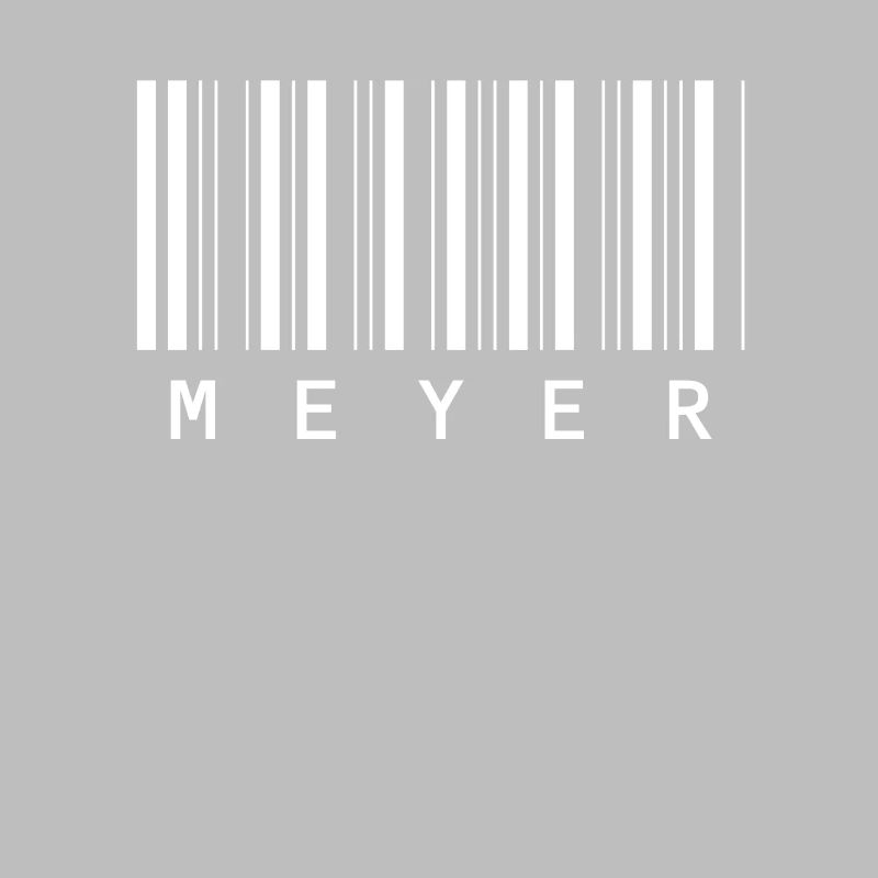 Meyer Barcode Family Name Bar Code Gift