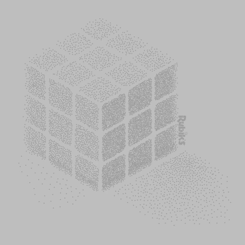 Rubik's Cube Stippling Dotted Cube