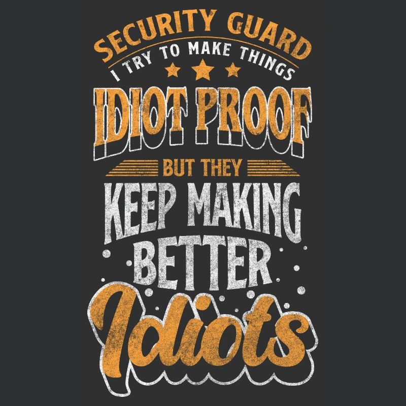 Security guard building night shift