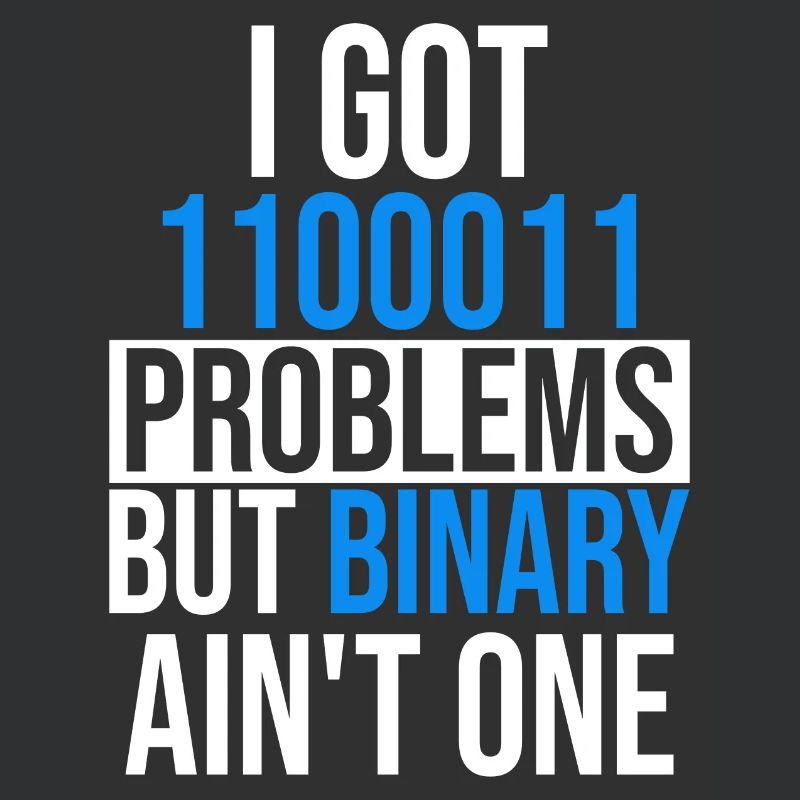 I got 99 problems but binary ain't one