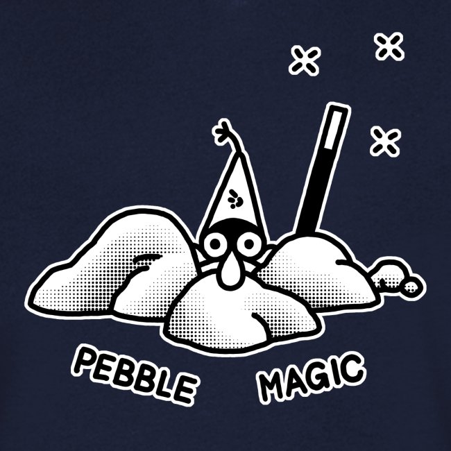 WIZARDS pebble magic bw