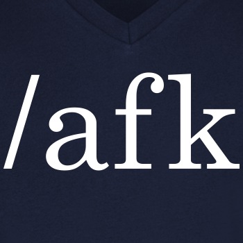 AFK - Away from Keyboard - Organic V-neck T-shirt for men