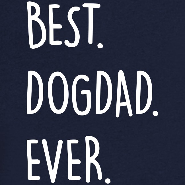 Vorschau: best dogdad ever - Männer Bio-T-Shirt mit V-Ausschnitt von Stanley & Stella