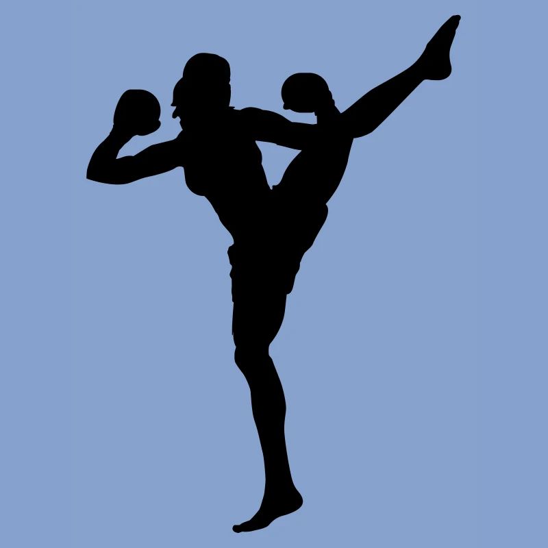 Kickbox-Silhouette