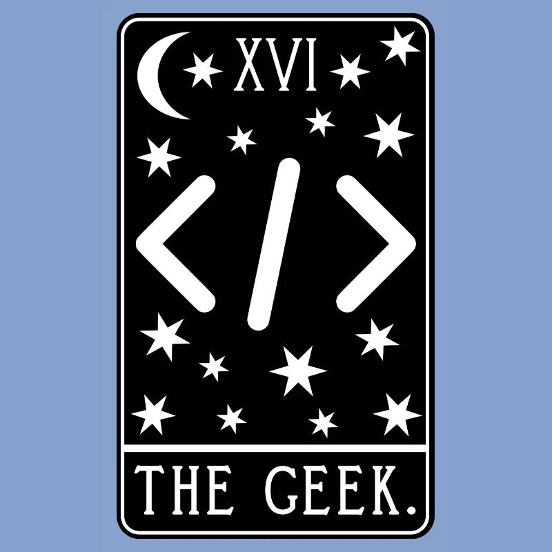 Carte de Tarot Programmeur - Code de développeur Coding Geek